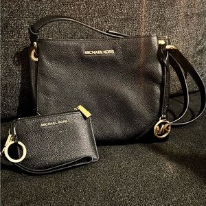 Michael Kors leather crossbody and coin purse